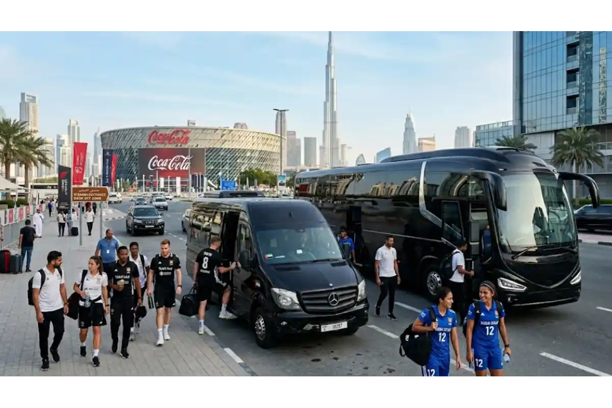 Athlete shuttle service in Dubai